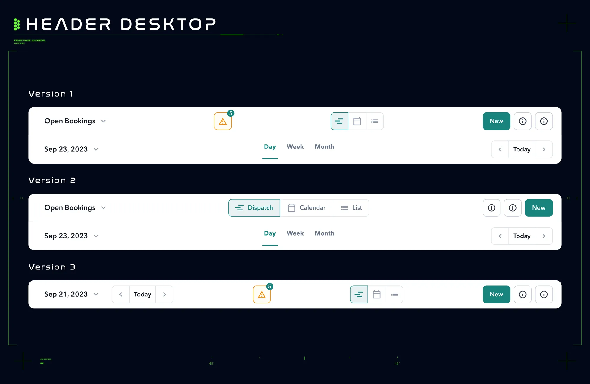 Ideation board 1 — user flow concept for resolving unassigned bookings