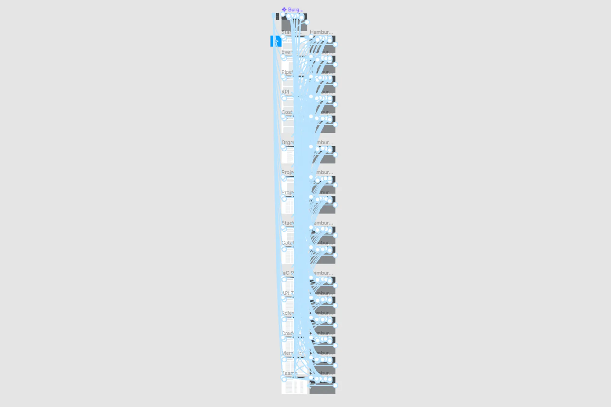 Navigation prototype 2 — collapsible variation