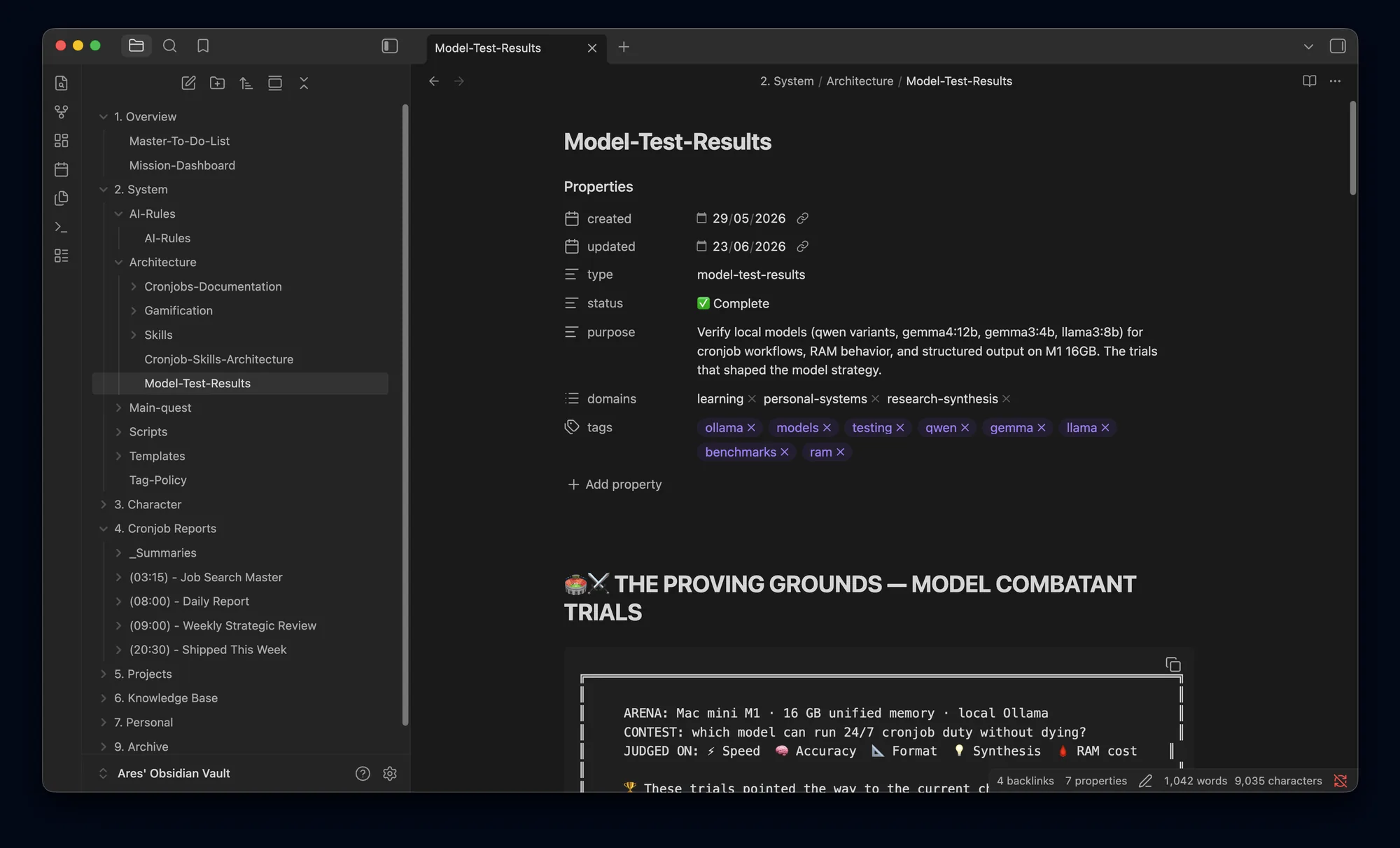 Model proving grounds — benchmark notes for six local models on 16GB