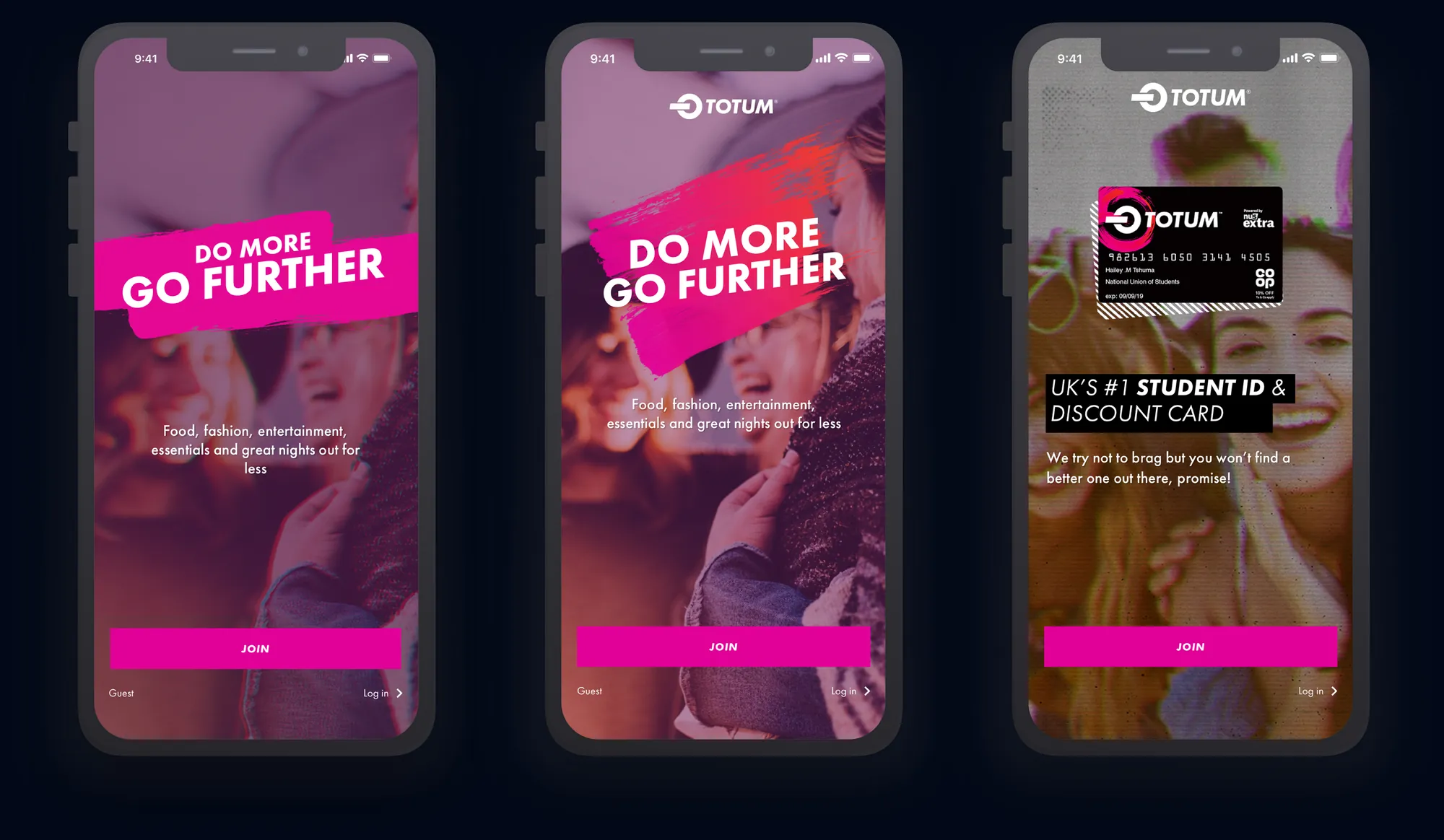 Onboarding screens for the new sign-up flow