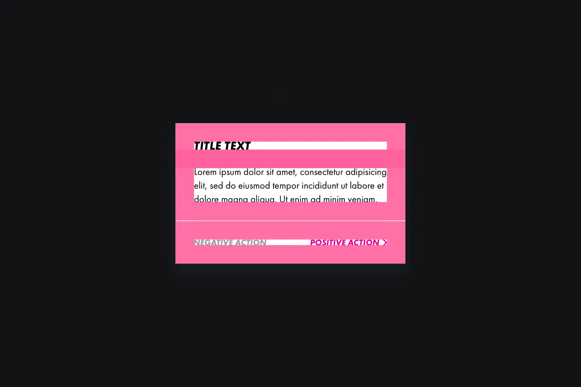 Design QA — padding and text-size rules set on a message component